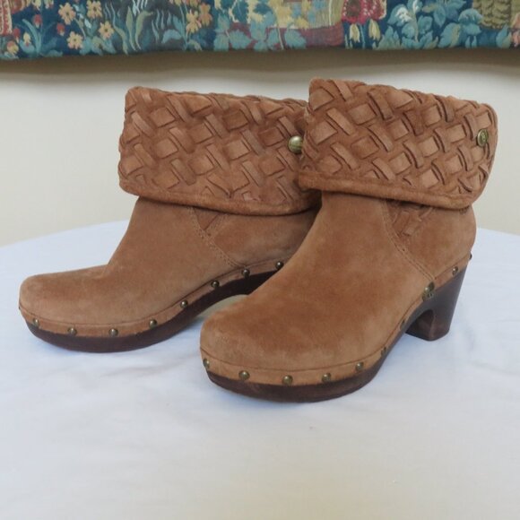 UGG 's women's Lynnea Arroyo brown suede 7 - Picture 9 of 9